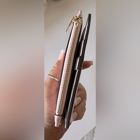 KATE SPADE Pink and Gray Snap Wallet - LIKE NEW - Picture 5 of 11